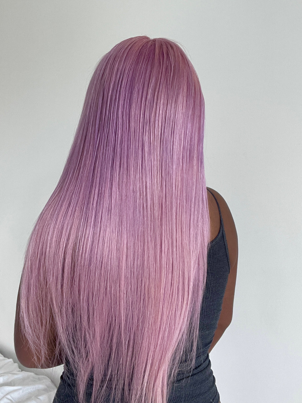 Pink wig cancer top